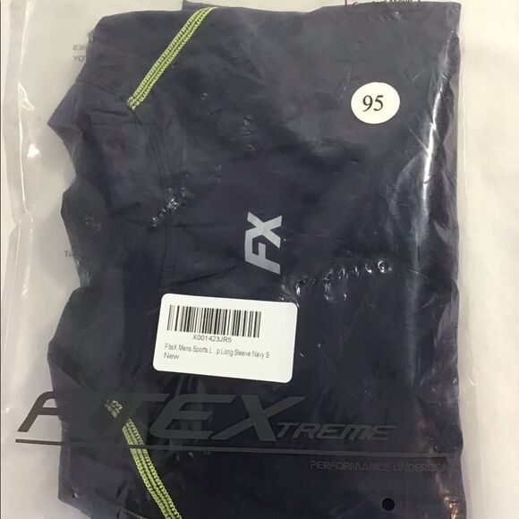 New FitExtreme Performance Shirt Tight Fit Navy - Picture 6 of 6